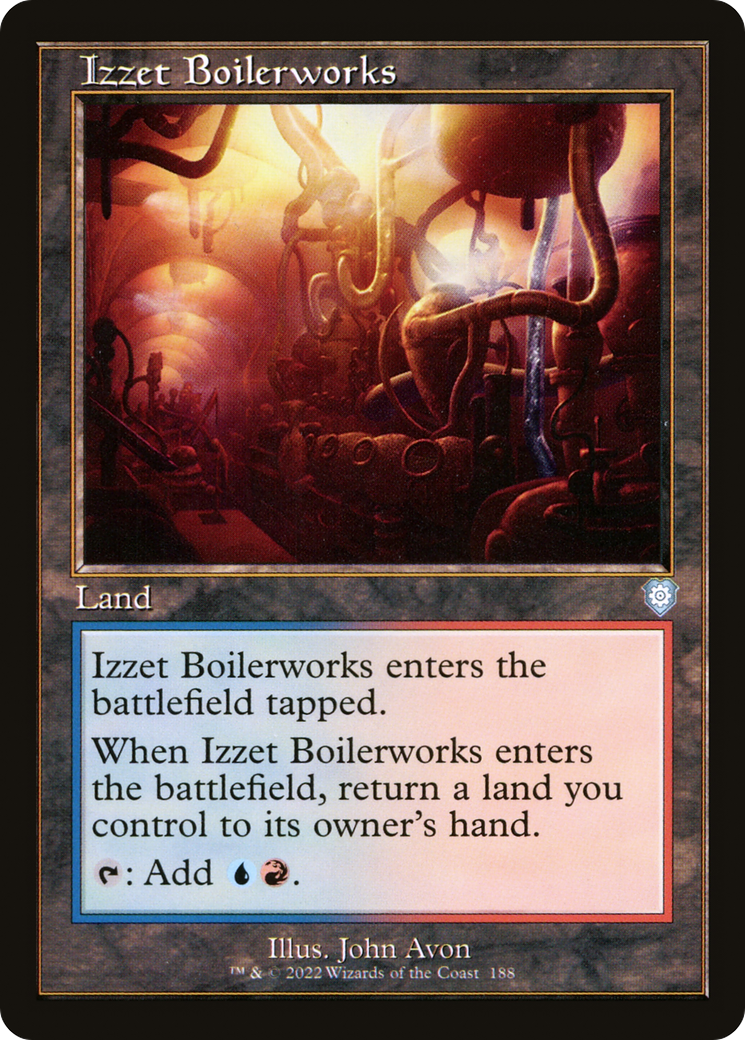 Izzet Boilerworks (Retro) [The Brothers' War Commander] | Grognard Games