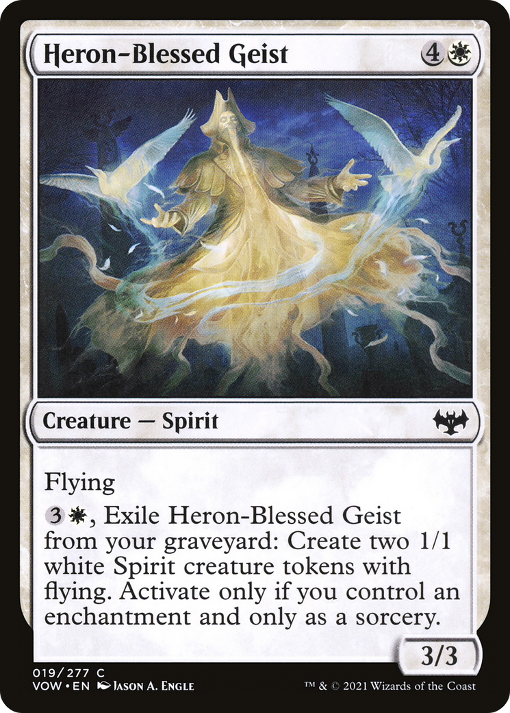 Heron-Blessed Geist [Innistrad: Crimson Vow] | Grognard Games