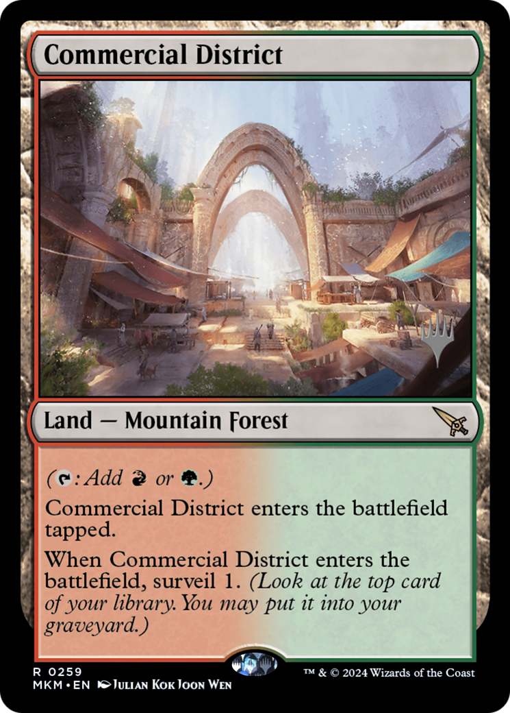 Commercial District (Promo Pack) [Murders at Karlov Manor Promos] | Grognard Games