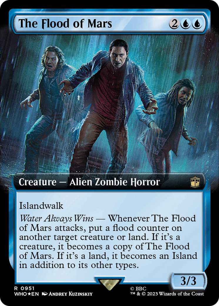 The Flood of Mars (Extended Art) (Surge Foil) [Doctor Who] | Grognard Games