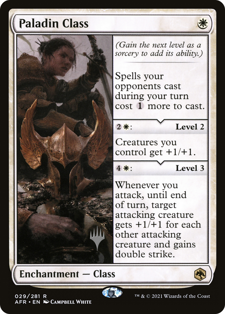 Paladin Class (Promo Pack) [Dungeons & Dragons: Adventures in the Forgotten Realms Promos] | Grognard Games