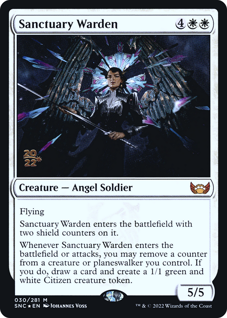 Sanctuary Warden [Streets of New Capenna Prerelease Promos] | Grognard Games