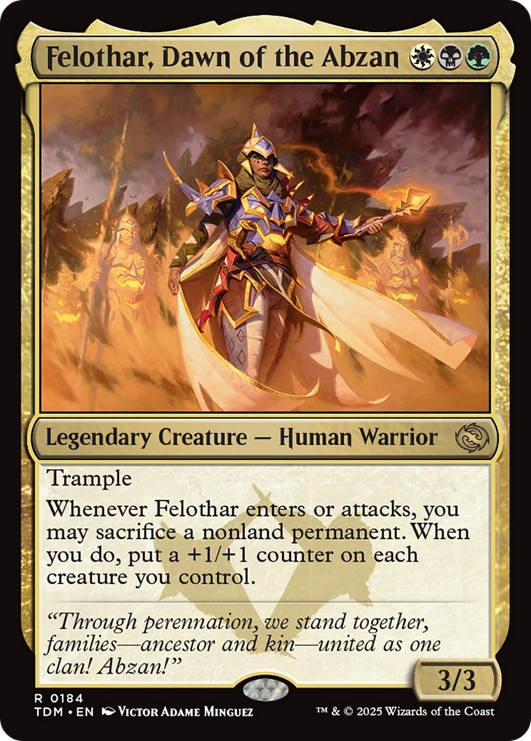 Felothar, Dawn of the Abzan [Tarkir: Dragonstorm] | Grognard Games