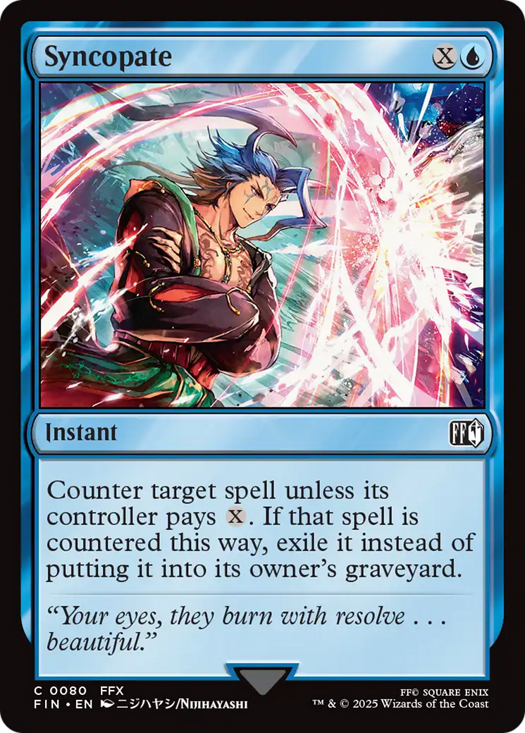Syncopate (FIN-080) - FINAL FANTASY Foil | Grognard Games