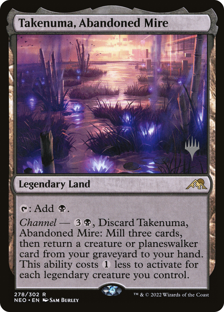 Takenuma, Abandoned Mire (Promo Pack) [Kamigawa: Neon Dynasty Promos] | Grognard Games