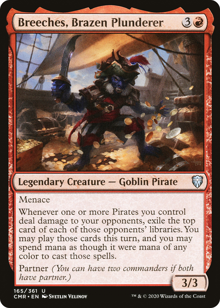 Breeches, Brazen Plunderer [Commander Legends] | Grognard Games