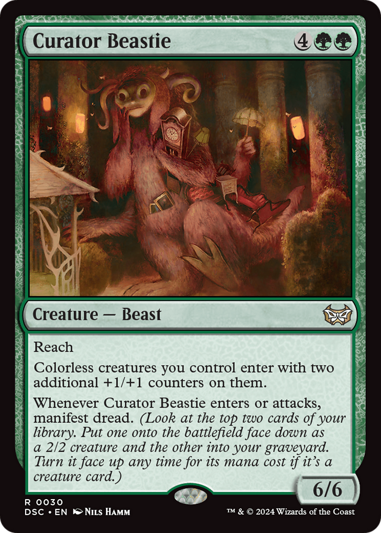 Curator Beastie [Duskmourn: House of Horror Commander] | Grognard Games