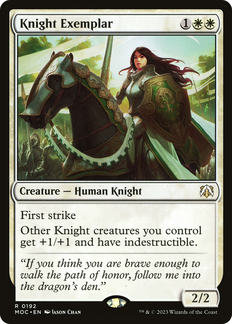 Knight Exemplar [March of the Machine Commander] | Grognard Games