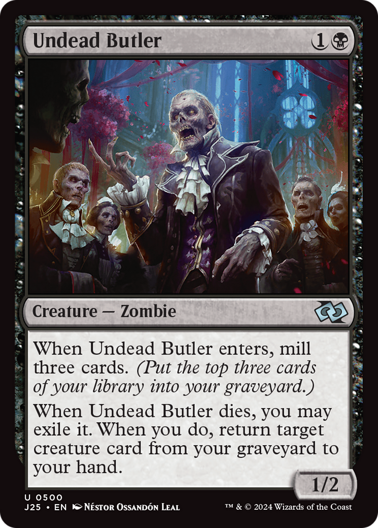 Undead Butler [Foundations Jumpstart] | Grognard Games