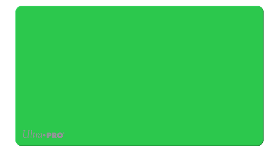 Ultra Pro Playmat: Solid Color - Lime Green | Grognard Games