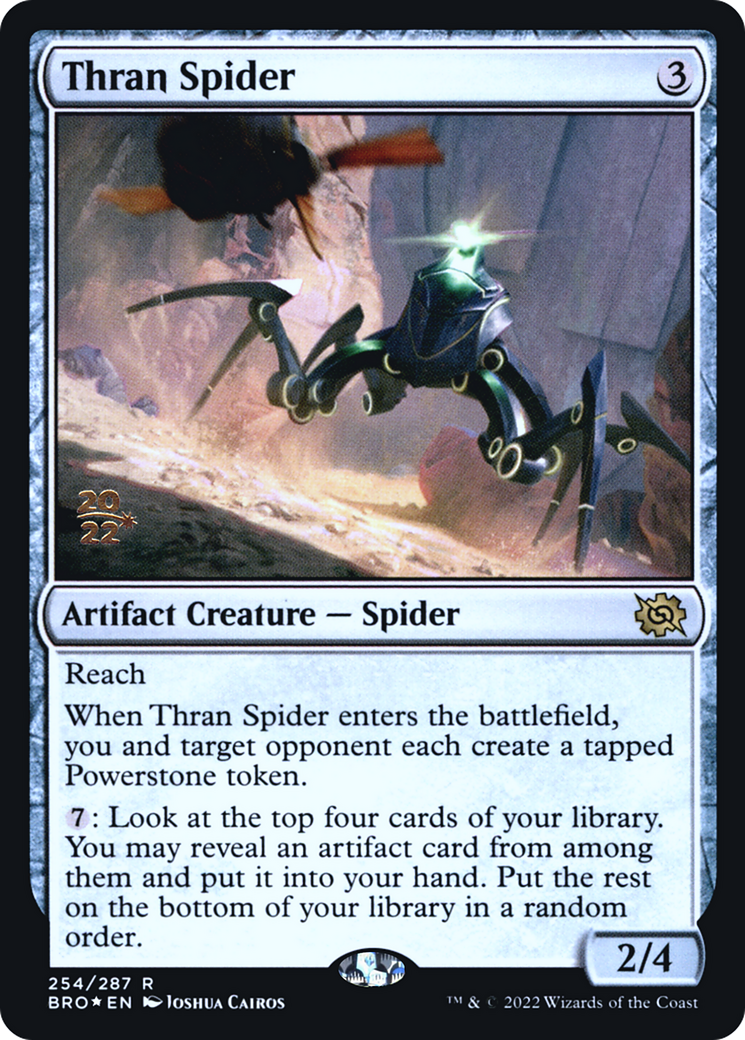 Thran Spider [The Brothers' War: Prerelease Promos] | Grognard Games