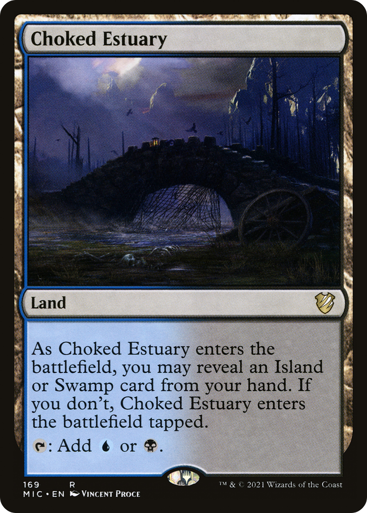 Choked Estuary [Innistrad: Midnight Hunt Commander] | Grognard Games