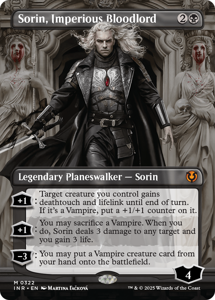 Sorin, Imperious Bloodlord (Borderless) [Innistrad Remastered] | Grognard Games