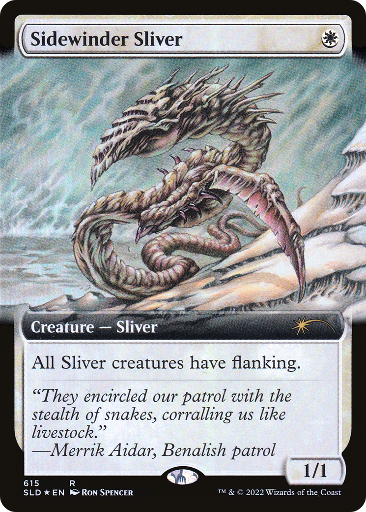 Sidewinder Sliver (Extended Art) [Secret Lair Drop Promos] | Grognard Games