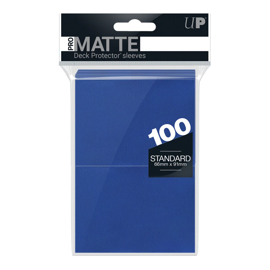 PRO-MATTE Standard Deck Protector Sleeves UP (100ct) (Blue) (Copy) | Grognard Games