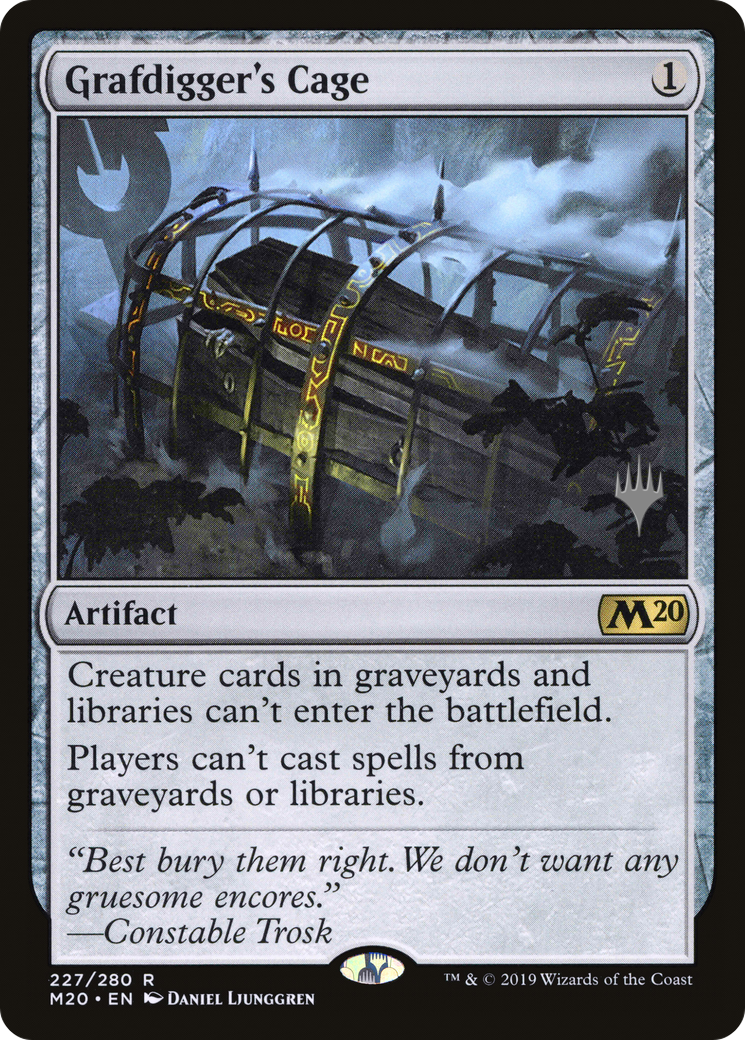 Grafdigger's Cage (Promo Pack) [Core Set 2020 Promos] | Grognard Games