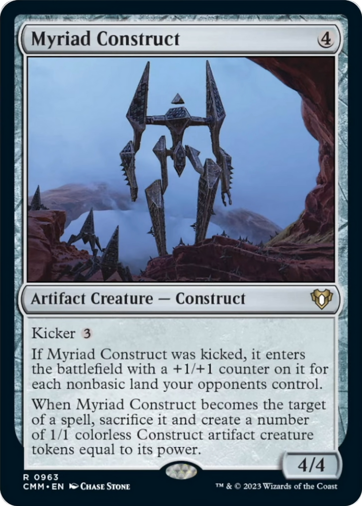 Myriad Construct [Commander Masters] | Grognard Games