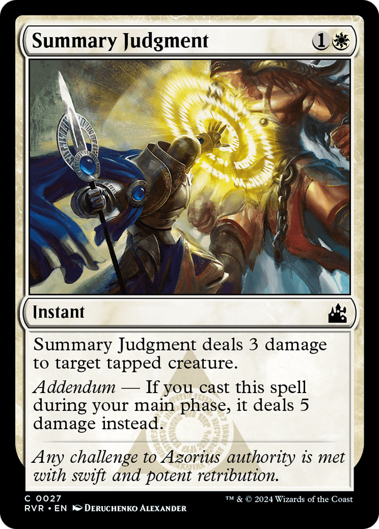 Summary Judgment [Ravnica Remastered] | Grognard Games