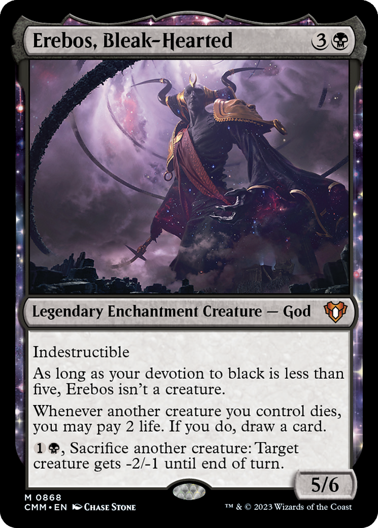 Erebos, Bleak-Hearted [Commander Masters] | Grognard Games