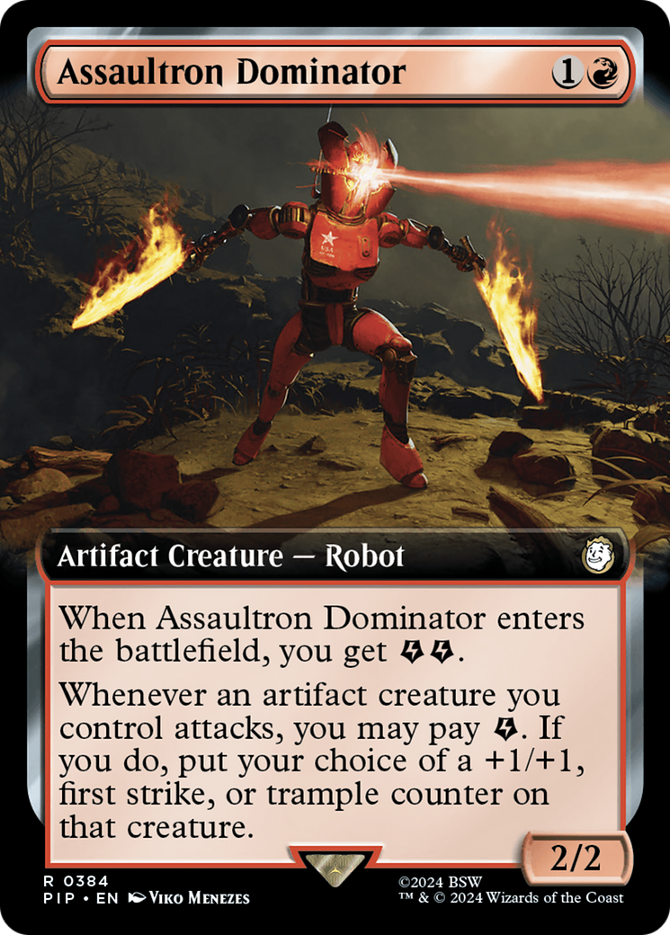 Assaultron Dominator (Extended Art) [Fallout] | Grognard Games