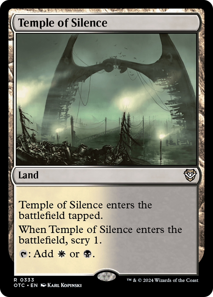 Temple of Silence [Outlaws of Thunder Junction Commander] | Grognard Games