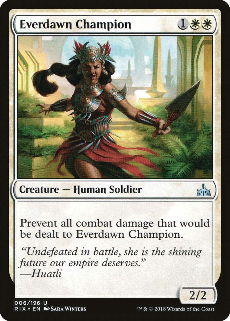 Everdawn Champion [Rivals of Ixalan] | Grognard Games