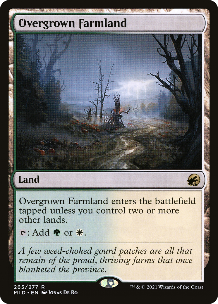 Overgrown Farmland [Innistrad: Midnight Hunt] | Grognard Games