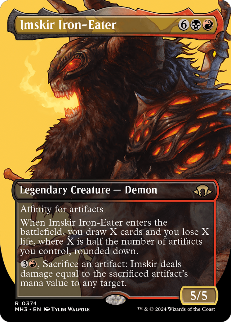 Imskir Iron-Eater (Borderless) [Modern Horizons 3] | Grognard Games