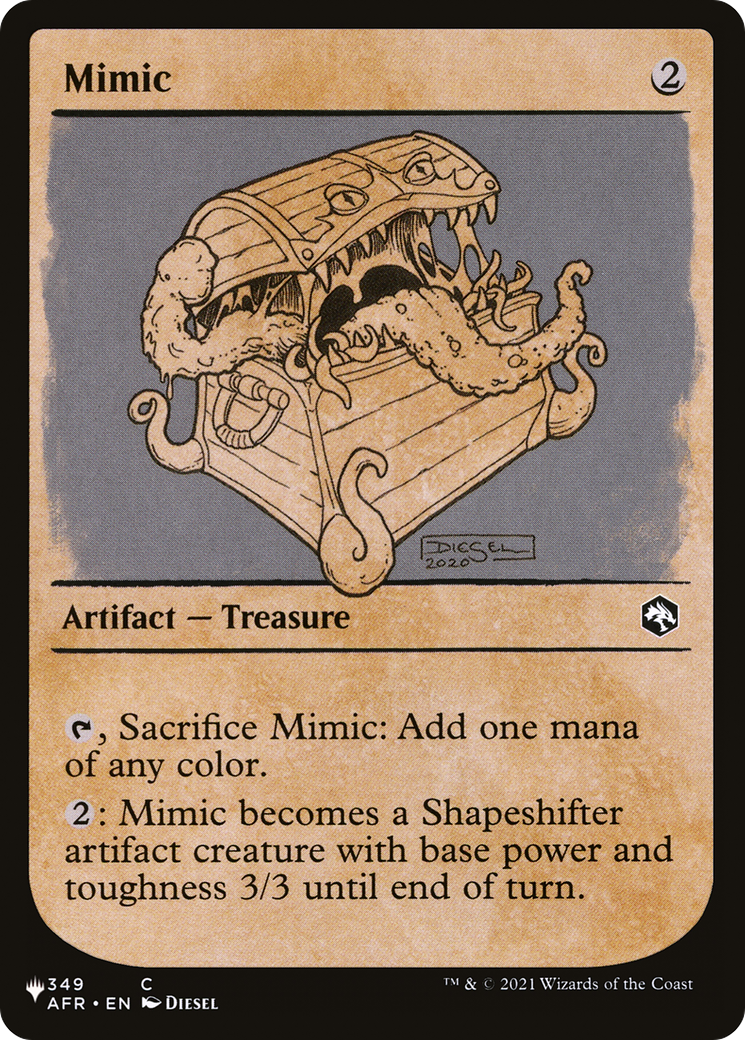 Mimic (Showcase) [The List] | Grognard Games