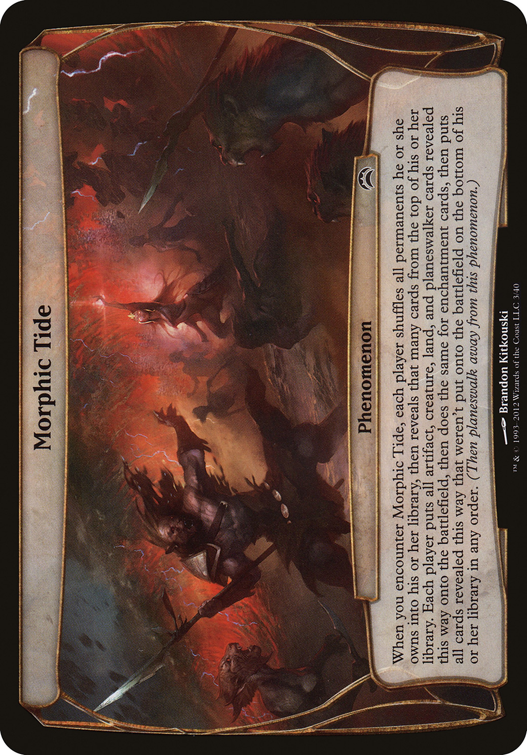 Morphic Tide (OVER-003) - Planechase 2012 Planes Foil | Grognard Games