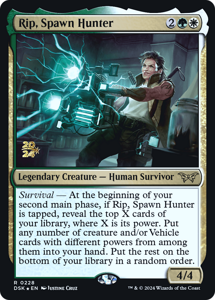 Rip, Spawn Hunter [Duskmourn: House of Horror Prerelease Promos] | Grognard Games