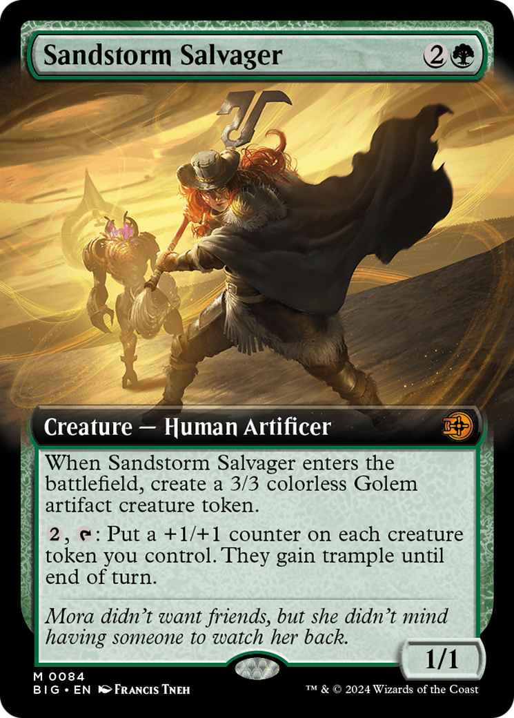 Sandstorm Salvager (Extended Art) [Outlaws of Thunder Junction: The Big Score] | Grognard Games