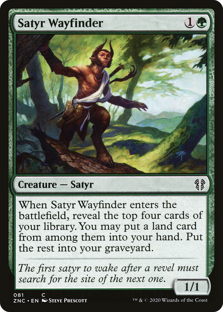 Satyr Wayfinder [Zendikar Rising Commander] | Grognard Games