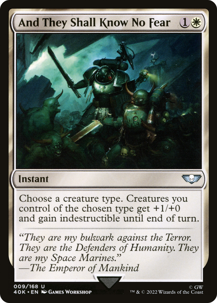 And They Shall Know No Fear [Universes Beyond: Warhammer 40,000] | Grognard Games