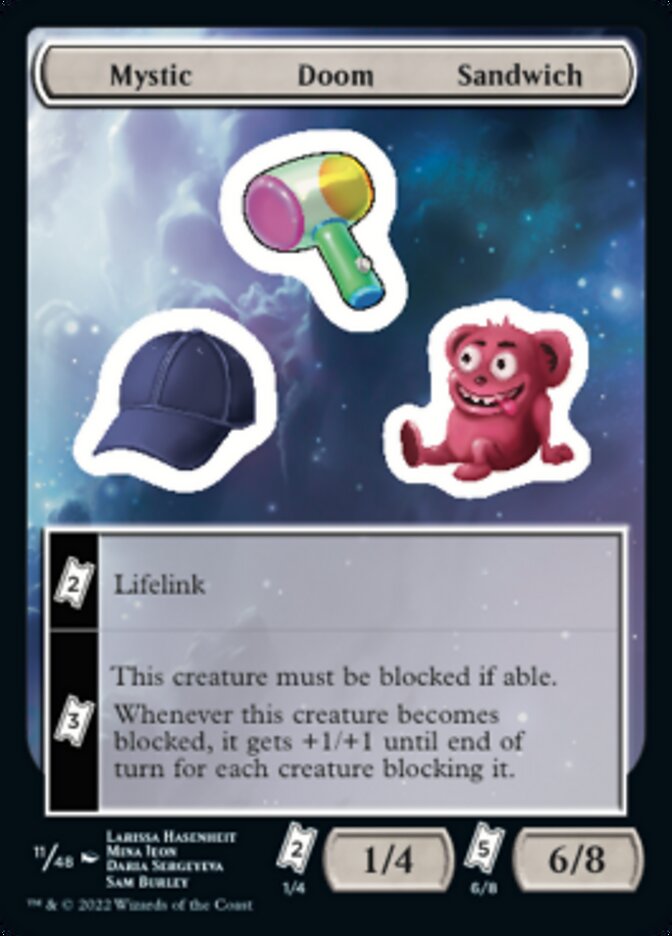 Mystic Doom Sandwich [Unfinity Stickers] | Grognard Games