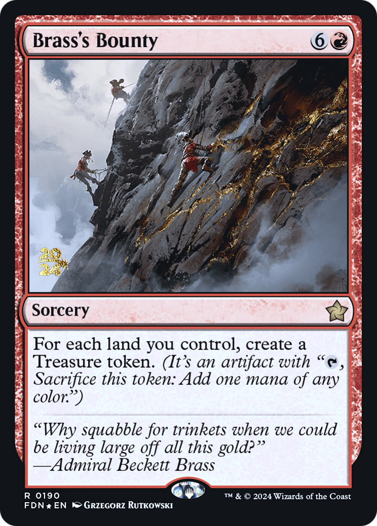 Brass's Bounty [Foundations Prerelease Promos] | Grognard Games