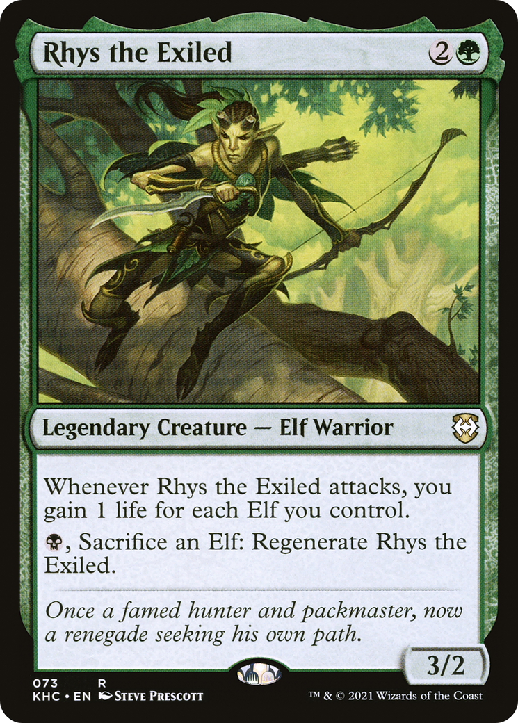 Rhys the Exiled [Kaldheim Commander] | Grognard Games