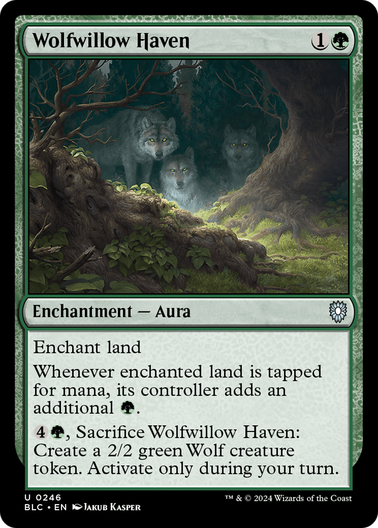 Wolfwillow Haven [Bloomburrow Commander] | Grognard Games