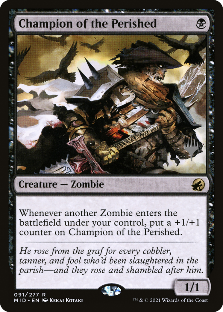 Champion of the Perished (Promo Pack) [Innistrad: Midnight Hunt Promos] | Grognard Games