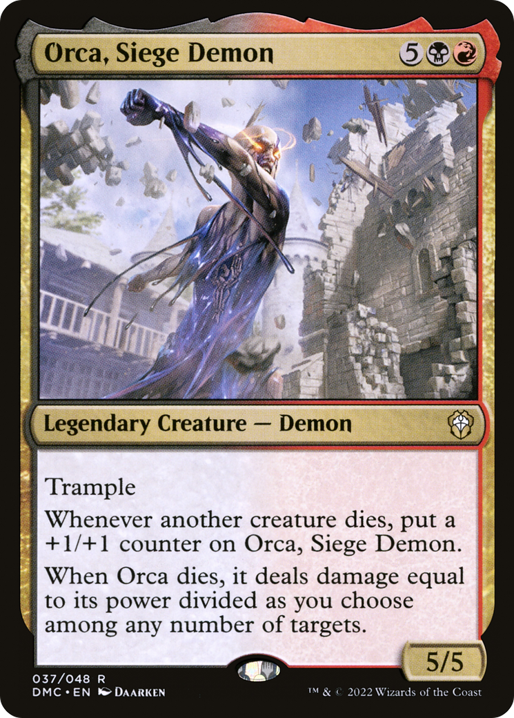Orca, Siege Demon [Dominaria United Commander] | Grognard Games