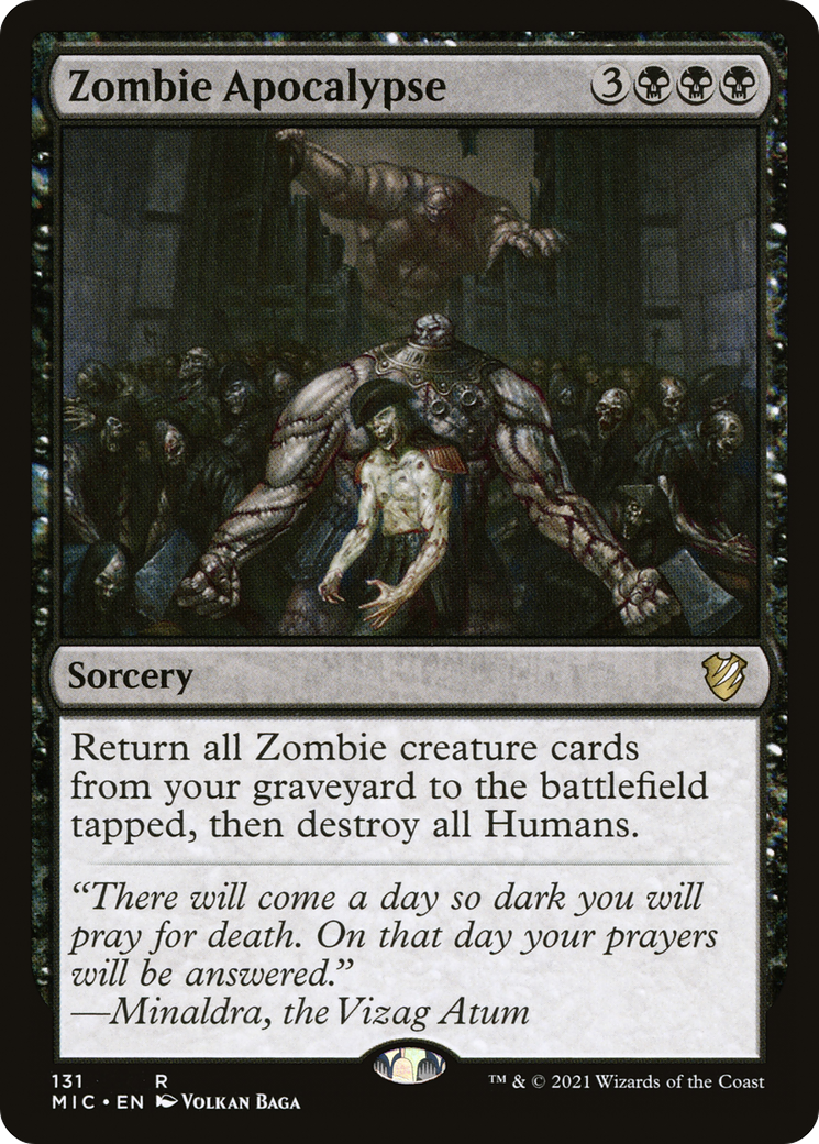 Zombie Apocalypse [Innistrad: Midnight Hunt Commander] | Grognard Games
