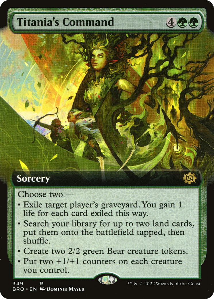 Titania's Command (Extended Art) [The Brothers' War] | Grognard Games
