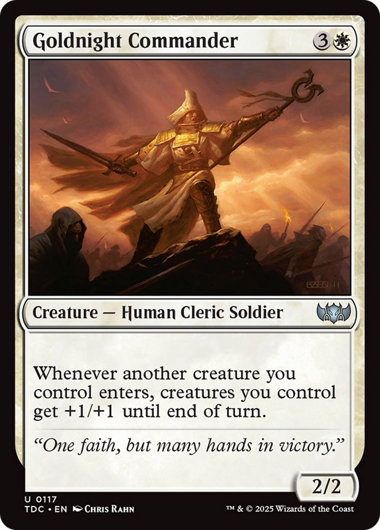 Goldnight Commander [Tarkir: Dragonstorm Commander] | Grognard Games
