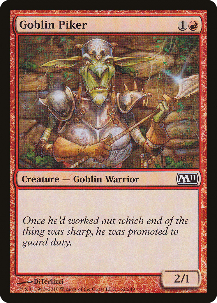 Goblin Piker [Magic 2011] | Grognard Games