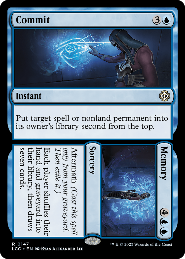 Commit // Memory [The Lost Caverns of Ixalan Commander] | Grognard Games