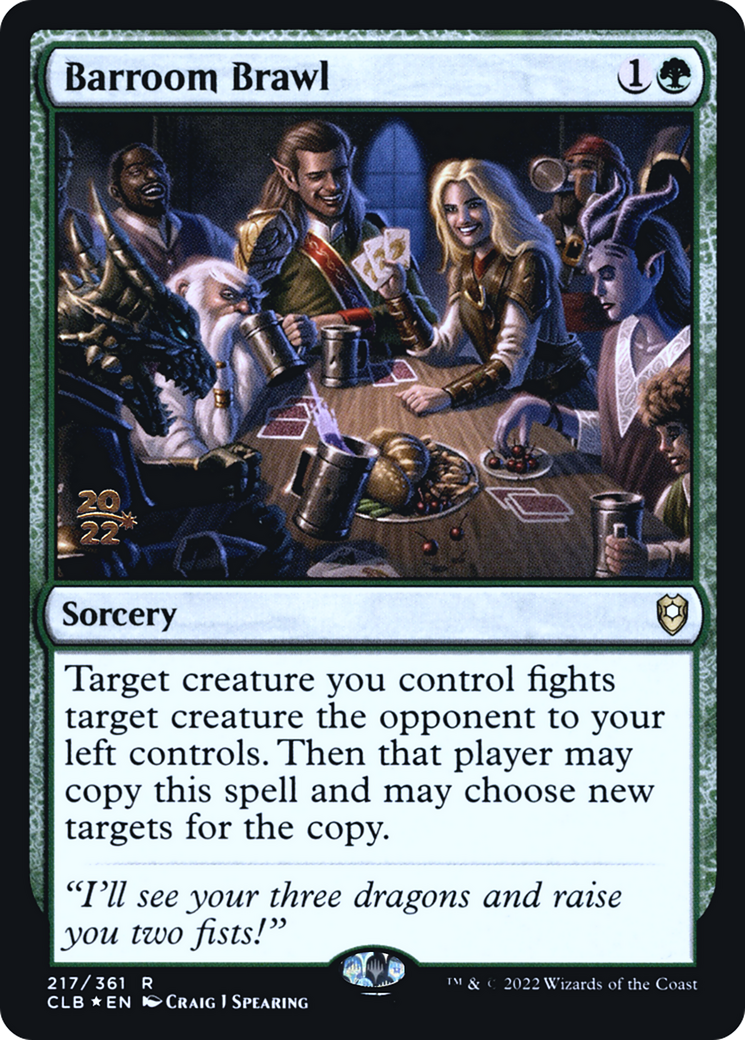 Barroom Brawl [Commander Legends: Battle for Baldur's Gate Prerelease Promos] | Grognard Games