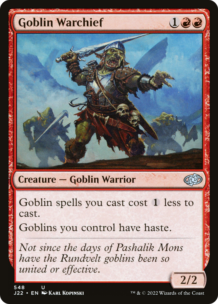 Goblin Warchief [Jumpstart 2022] | Grognard Games