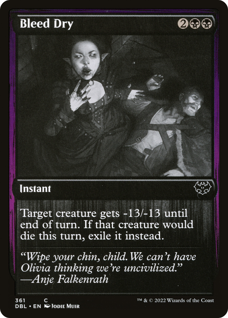Bleed Dry [Innistrad: Double Feature] | Grognard Games