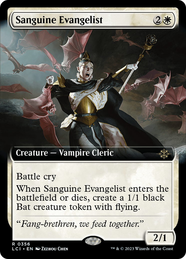 Sanguine Evangelist (Extended Art) [The Lost Caverns of Ixalan] | Grognard Games