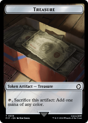 Treasure (0019) // Human Soldier Double-Sided Token [Fallout Tokens] | Grognard Games